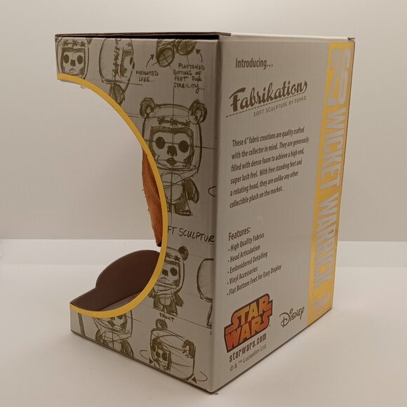Funko Fabrikations Wicket Warrick Star Wars #26 Ewok NIB - Picture 3 of 8